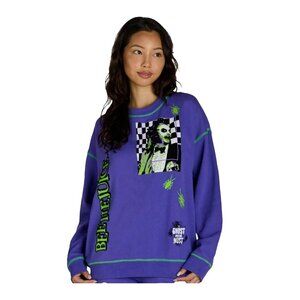 Beetlejuice Crewneck Graphic Sweatshirt Medium